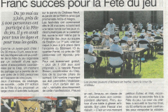 Articles de presse